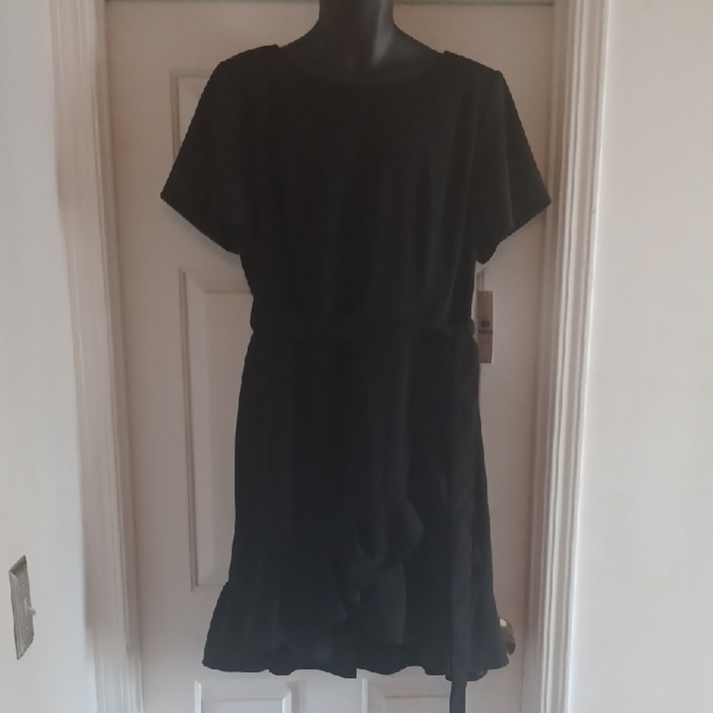 Calvin Klein Classic Black Mini Dress - Picture 4 of 7